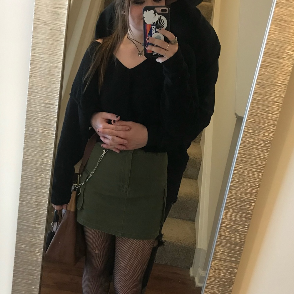 Cargo/Khaki Mini Skirt